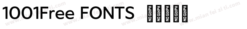 1001Free FONTS字体转换